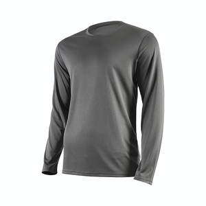 Camiseta OEM Men's T-<b>Shirts</b> Gym <b>Long</b> <b>Sleeve</b> Fitness Fitted <b>Compression</b> 95 Cotton 5 Elastane Athletic Wear - Product Image 5