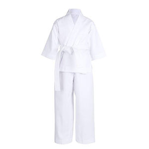 ชุดคอตตอนสีขาวศิลปะการต่อสู้แบบกำหนดเองได้ WKF ได้รับการรับรองจาก WKF คาราเต้ GI - Product Image 1