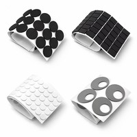 Acryl-EVA-Schaum Doppelseitiges Klebeband Weiß Hochhaftend Quadratisch 3mm Runder Schwamm für Auto-Ornamente
