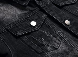 Custom Made high Quality Denim <b>Jacket</b> <b>Men</b> Varsity Denim Jean <b>Jackets</b> <b>Casual</b> Wear Collocation <b>jacket</b> for <b>men</b> - Product Image 4