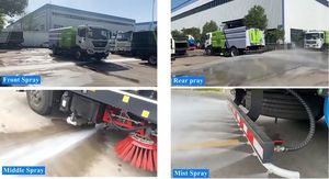Camión de Barrido y Lavado de Carreteras a Precio Competitivo con Tanque de Agua y Tanque de Basura para una Limpieza Eficiente de Carreteras Urbanas - Product Image 5