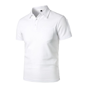 Polos respirants 100% coton pour hommes, dernière tendance, coutures multicolores, t-shirt polo à revers à manches longues - Product Image 3