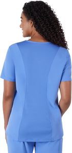Conjunto de Enfermería de manga corta para mujer, uniformes médicos elásticos transpirables de algodón 100% para uso hospitalario de verano - Product Image 3