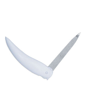 Lime à ongles double mini en acier inoxydable personnalisée, outil de manucure professionnel, réutilisable, durable, léger, de haute qualité 180 - Product Image 2