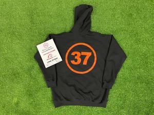 Sweat à capuche vintage surdimensionné pour homme, 100 % coton molletonné respirant, épais, avec poches, impression numérique, logo personnalisé - Product Image 2