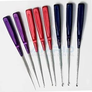 Juego de 8 Uds de la mejor calidad de curetas ortopédicas de hueso Cervical, instrumentos quirúrgicos ortopédicos para columna vertebral aprobados por CE - Product Image 6