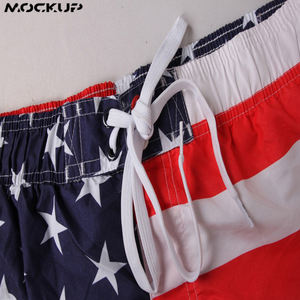 Shorts de plage respirants pour hommes, culotte d'été de plage, à la mode, séchage rapide, personnalisé, Sublimation - Product Image 5