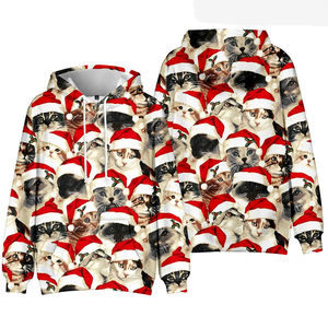 New Year's 3D Santa Claus Pattern Pullover Sweatshirts for Men and Women <b>Christmas</b> Streetwear <b>Hoodies</b> Yoga Sportswear Sets - Product Image 2
