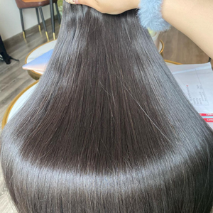 Bán Sỉ Tóc Người Việt Nam Nguyên Chất Hàng Nhà Cung Cấp Lớp Biểu Bì Phù Hợp Với Tóc Thật 40 Inch, Tóc Nối Ấn Độ - Product Image 4