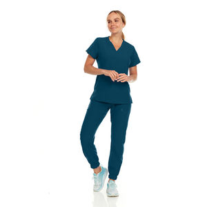 Uniformes de gommage d'infirmière pour femmes haut de gamme modèle OEM de toile de qualité supérieure pour l'hôpital Offre Spéciale - Product Image 5