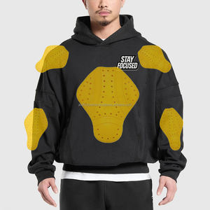 Sweat à capuche moto en Kevlar 2026, entièrement doublé, en polaire CE, coupe oversize, en fibres d'aramide Kevlar pour motards - Product Image 3