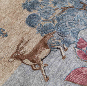 Alfombra de Lana Anudada a Mano con Diseño de Animales, Alfombra Vintage para Dormitorio, Cocina, Habitación Infantil, Juego de Alfombras Coloridas Personalizadas para Decoración del Hogar - Product Image 3