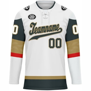 Hombres de calidad profesional Custom Fashion Pro Ice Hockey Jersey Custom Sublimated Hockey Jerseys - Product Image 1