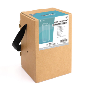 Crea tu propio jarrón de mesa hecho a mano, ecológico, minimalista, de cemento ombré, ligero e impermeable. - Product Image 5