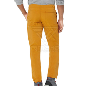 Latest Style Custom Design Men's Casual Straight <b>Trousers</b> with Customized Logo 100% Cotton Quick Dry & Breathable OEM Services - Product Image 2