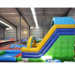 Large <b>Inflatable</b> <b>Water</b> Park <b>Slide</b> PVC Outdoor Equipment for Schools and Parks - Product Image 1