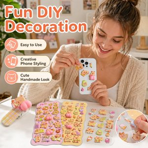 Pegatina Adhesiva de PVC Ecológica con Dibujos Animados, Forma Personalizada, Regalo Promocional para Recompensas Escolares, OEM/ODM Disponible - Product Image 4
