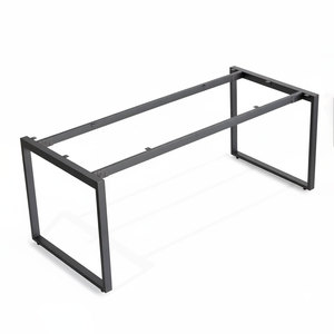 Patas de Escritorio Rectangulares de Metal de Estilo Industrial Minimalista, 180x80cm, Requiere Ensamblaje, para Mesas de Comedor de Hospital, Patas para Muebles - Product Image 1