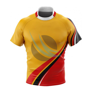 Uniformes de rugby pour hommes de qualité supérieure à la mode Ajustés en usine Bonne vente Uniforme de football avec impression de logo personnalisé - Product Image 2