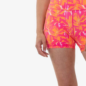 Shorts d'entraînement de compression taille haute pour femmes de haute qualité Spandex Nylon motif solide Shorts de sport de gymnastique pour les femmes - Product Image 5