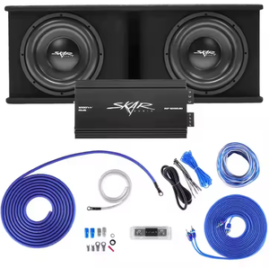 New Arrival SKAR âm thanh Sdr-2X12D4 kép 12 "2400 Watt nạp chuyển loa siêu trầm bao vây & khuếch đại - Product Image 2