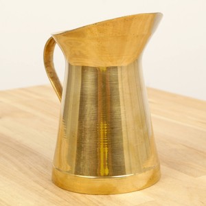 Factory Sell 10 cm Jug / <b>vase</b> / pitcher || Simple design || Vintage solid brass || Housewarming Gift - Product Image 4