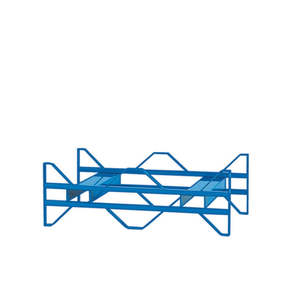 Plateforme et rayonnage en acier pour mezzanine - Conception double palette spécifiquement conçue pour les fûts métalliques - Product Image 1