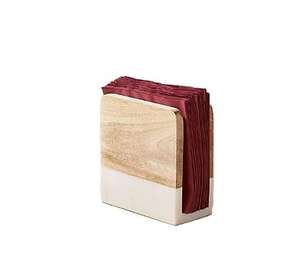 Porta Servilletas de Madera de Alta Gama para el Hogar, Porta Servilletas de Resina de Lujo para Bodas, Restaurantes, Fiestas, Venta al por Mayor - Product Image 3