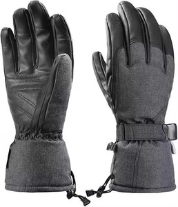 Guantes de esquí de invierno para hombre de la mejor calidad, a prueba de viento e impermeables, guantes de nieve de invierno de baja velocidad, cálidos y cómodos - Product Image 1