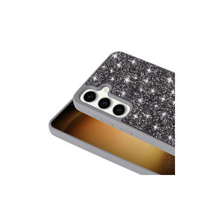 Coque de protection Netzy SAFA de luxe avec strass et diamants pour Samsung Galaxy S25 A21s A12 A71 A32 A72 - Gris Scintillant - Product Image 6