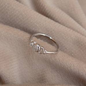 Anillo de Plata de Ley 925, anillo delicado minimalista con joyería estampada 925 para ella - Product Image 5