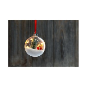 Adornos de cristal transparente para decoración navideña, bolas de lujo, nueva colección, Diwali, regalos colgantes baratos - Product Image 3