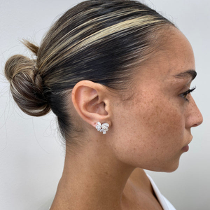 Boucles d'oreilles en diamants de laboratoire certifiés IGI, or massif 10k 14k 18k, style créoles élégantes, or jaune, rose, blanc, bijoux pour elle - Product Image 1