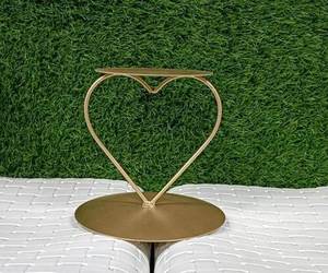 Base Redonda Decorativa para Pastel, Ecológica, de Metal, con Pedestal y Cristales, para Decoración de Fiestas de Cumpleaños y Bodas, Marca Rabeh - Product Image 5