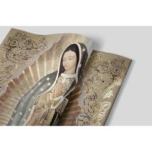 Impresión en Lienzo de la Virgen de Guadalupe: Elegancia Católica para Decoración del Hogar, Póster Enrollado - Product Image 1