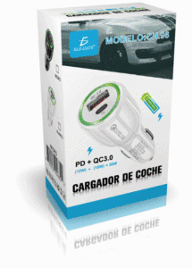 Caricabatterie da Auto con Ricarica Rapida QC3.0+PD Tipo C, 4 Porte, Funzione Wireless e Vivavoce, Wi-Fi, Spina 12-24V per Veicoli - Product Image 5