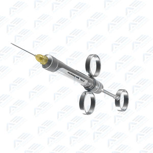 Seringue d'injection dentaire manuelle en acier inoxydable, auto-aspirante, 1,8 ml, cartouche d'anesthésie chirurgicale réutilisable à vie - Product Image 3