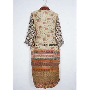 Kimono Japonés Vintage Hecho a Mano, Bata de Seda para Mujer, Estilo Bohemio, Lujoso, Suave, Transpirable, Largo, Chaqueta de Verano para Boda, Bikini - Product Image 5