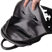 Sac à dos pour femmes en cuir de vache véritable à 100% |   Sac de voyage quotidien et de vacances à la mode avec un design multi-usages Sacs à bandoulière pour femmes