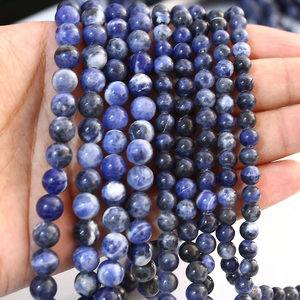 Qualité impressionnante 4mm naturel bleu Sodalite lisse forme ronde perles de pierres précieuses en vrac du fournisseur vérifié au coût d'usine - Product Image 3