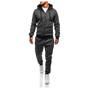 Gran oferta, conjunto de talla grande para correr, jersey con logotipo personalizado, Sudadera con capucha de manga larga, ropa de entrenamiento para hombre, chándal - Product Image 1