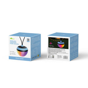 BT SPA-139 Haut-parleur PORTABLE sans fil 3W LED Light Party Batterie Dimensions 83*83*80MM BLEU Mini Haut-parleur - Product Image 1