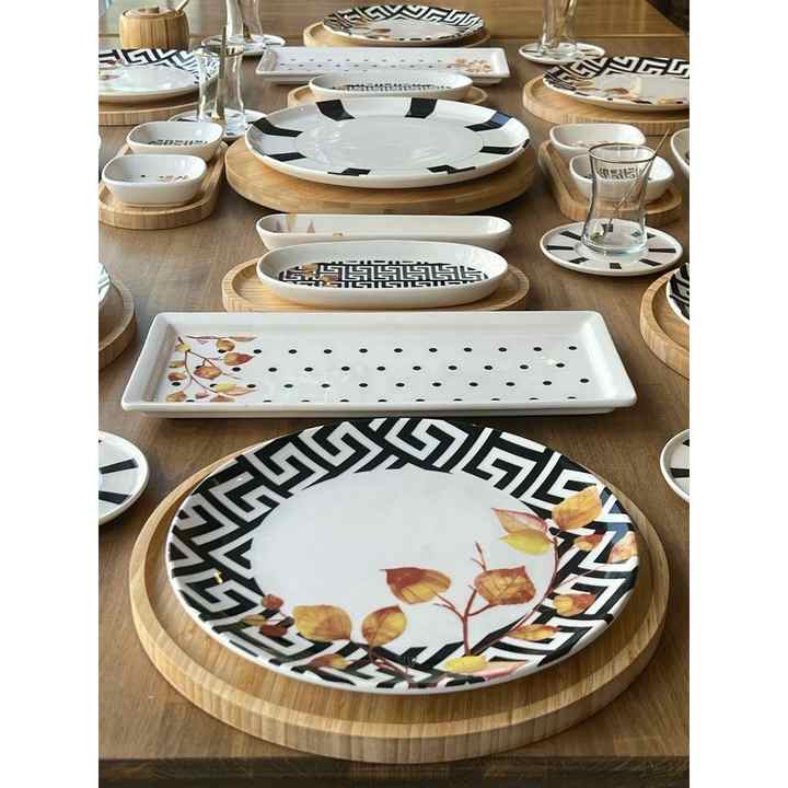 Breakfast Set Fall 51 Pieces for 6 Persons