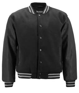 Men's Premium Quality Chenille Embroidery Leather Baseball Jacket Casual High Street CollegeBaseballjacket for men - Product Image 5