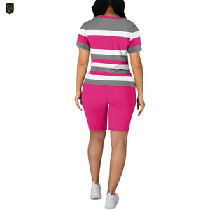 Conjunto de 2 piezas de algodón de ajuste holgado para mujer, estilo casual, para el hogar, venta al por mayor - Product Image 4