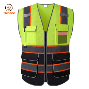 Chaleco DE SEGURIDAD reflectante de alta calidad de último diseño 2025 para hombres logotipo personalizable Chaleco de protección de ropa de trabajo hecho en fábrica OEM - Product Image 1