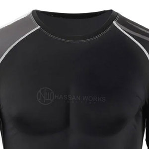 Créez votre propre rashguard pour homme - Respirant, écologique, en spandex/polyester, séchage rapide, manches longues, imprimé par transfert thermique - Product Image 4