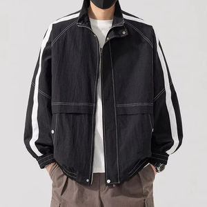 2025 veste universitaire légère de Style coréen pour hommes broderie personnalisée Logo Style de rue grande taille saison d'hiver fournisseur indien - Product Image 2