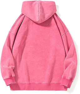 เสื้อฮู้ดแบบสวมหัวของผู้ชายเสื้อฮู้ดดี้แบบปักลายโลโก้โก้โอเวอร์ไซส์แบบกำหนดเอง - Product Image 6