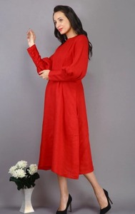 Haute Qualité Bohème Ombre Split Maxi Robe pour Femmes Respirant Dentelle Décoration avec Bouton Retour Logo Écologique Lavable - Product Image 4